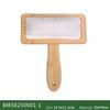 Pet Comb Wood  Massage Cute Hair Remover Cat Dog Brush for Grooming Bamboo Mini Rubber Custom Small Fine Needle