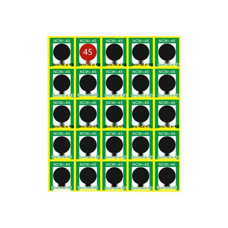 Reversible Temperature Sensing Sticker
