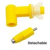 2/4/6Pcs Poultry Chicken Nipple Drinker Automatic Rabbit Drinking Fountain 360° Pigeon Hamster Cage Pet Nipple Drinker