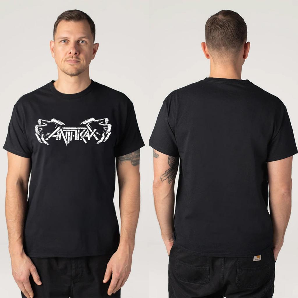 New Anthrax Graphic Cotton Tshirt Unisex Summer Short Sleeve Fashion Brand Tee Luxury Casual Vintage Tee