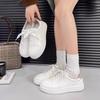 Thick-soled Heightening Little White Shoes Women's 2025 New Comfortable and Breathable College Style Fashionable Versatile Sportsrd
