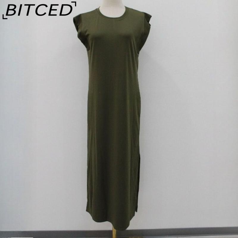 BITCED Women's Summer Solid-Colour Casual Loose-Fit Pocket Dress Long Dress