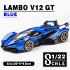 1:Lambos Vision Gran Turismo V12 GT Simulations-Sprotauto im Maßstab 22, Legierungsmodellauto, modifiziertes Druckgussspielzeug mit Licht und Ton, Kindergeschenk