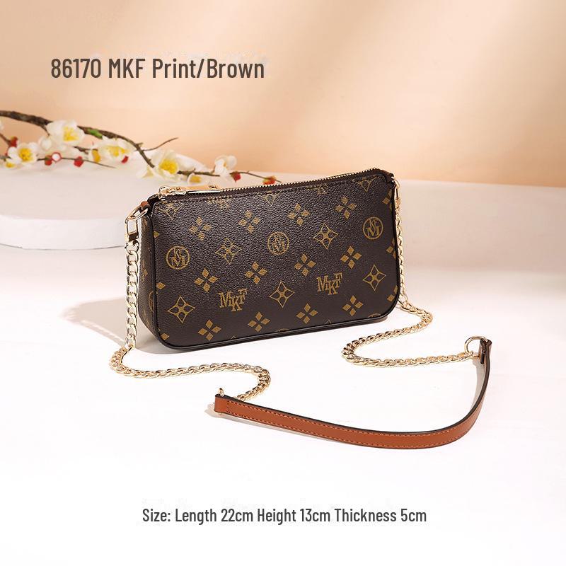 

MK F Женская сумка-мессенджер и сумка через плечо с принтом в виде цепочки 2023 года
