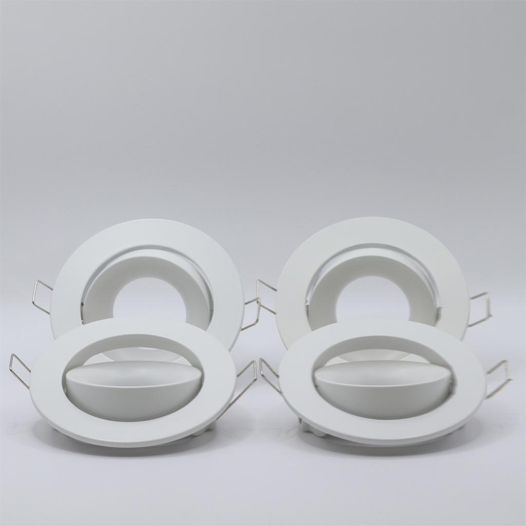 LED Downlight Recessed Ceiling Downlight  Socket Holder Dimmable Downlight LED Spot Light Spot Round Metal Satin GU5.3 GU10 MR16