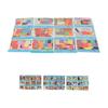 12pcs 3D EVA Foam Sticker  Cartoon Animal Foam Stickers Educational Interactive Kids Puzzle Stick