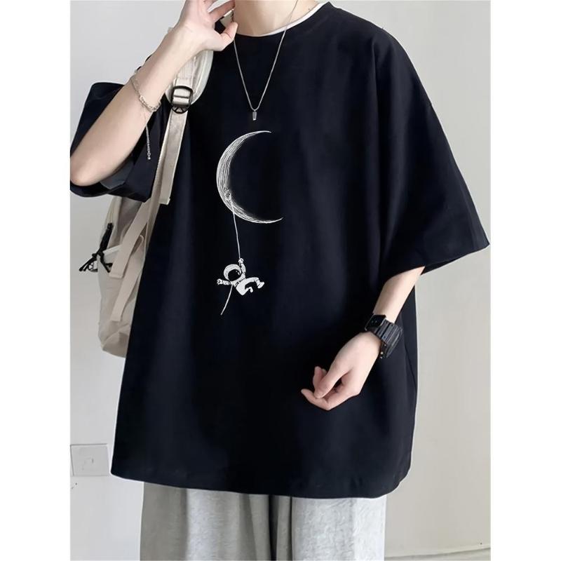 

Astronaut Mining On Moon T-Shirt Breathable Cool, Comfortable Wear,Daily Casua XXL