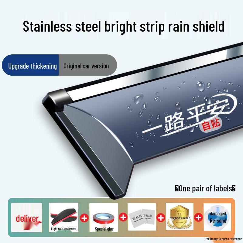 Rain Guards for BYD Qin PLUS, Qin EV, and Qin Pro Car Windows