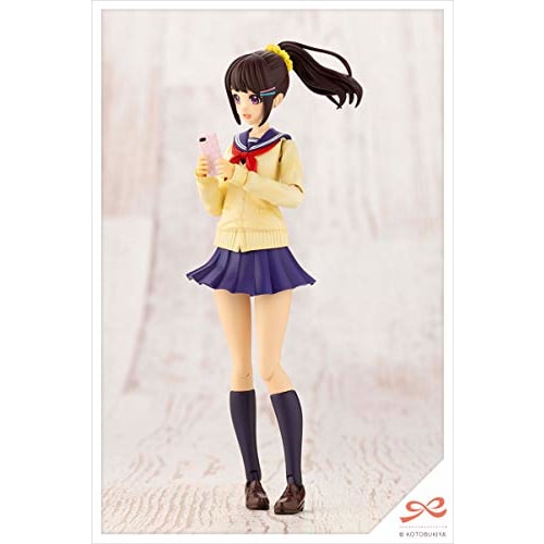 Kotobukiya Sousai Shojo Teien Yuki Madoka [Momozakura High School, Winter Uniform] 1/10 Scale Plastic Model JK001, Approximately 150mm Tall