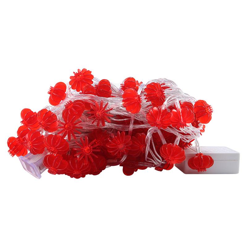 LED Red Lantern String Lights - Festive New Year and Spring Festival Decoration