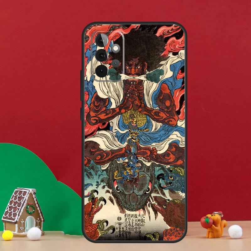 Japanese Ukiyo-e Art Case For Samsung Galaxy A17 A06 A16 A56 A36 A54 A34 A14 A52 A32 A13 A23 A33 A53 A15 A35 A55