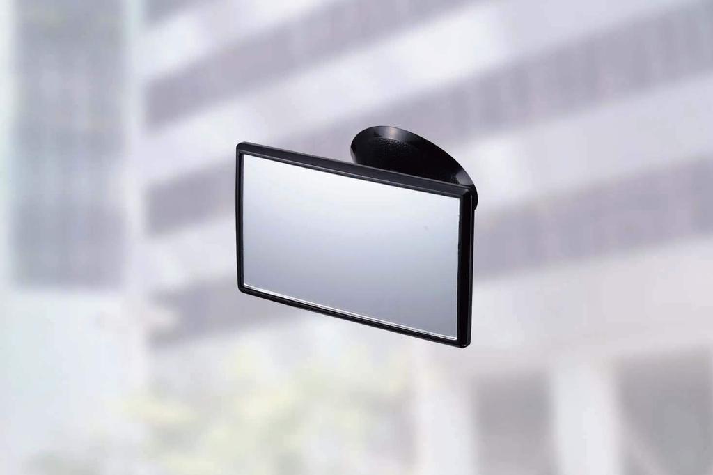 Napolex Broadway Car Auxiliary Mirror, Shot Mirror, 2-Way Installation, Suction