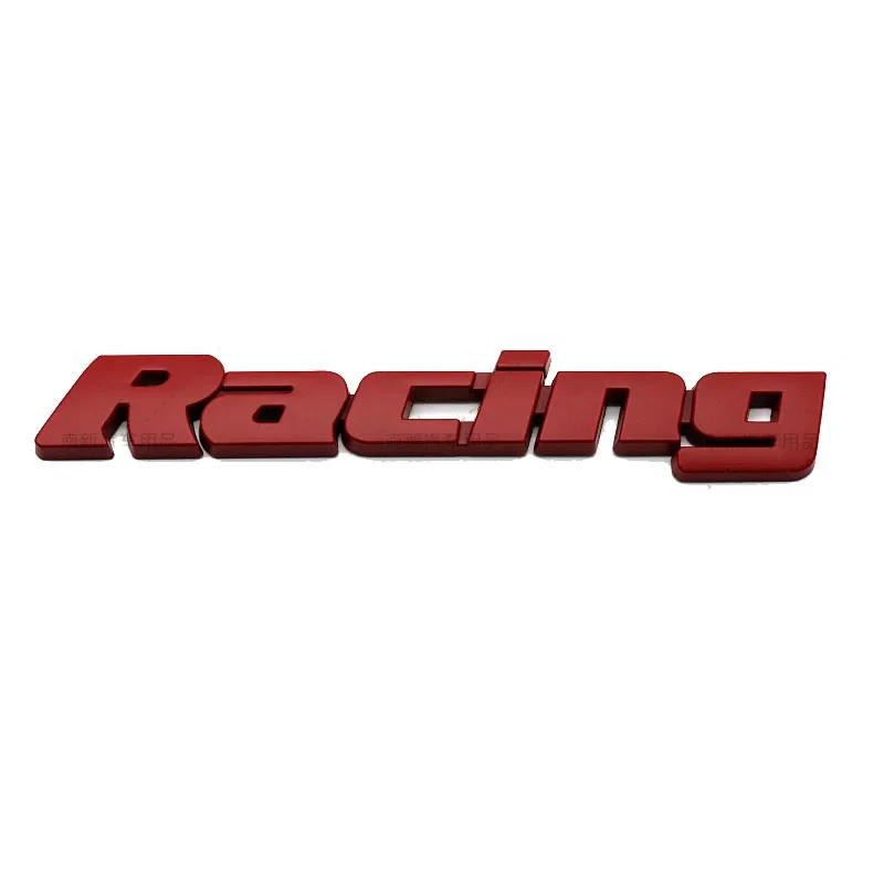 1pc Metal Car Body Trunk Emblem Sticker Styling for RACING Mustang Taurus Explorer Fiesta Focus Mondeo F150 Kuga Raptor