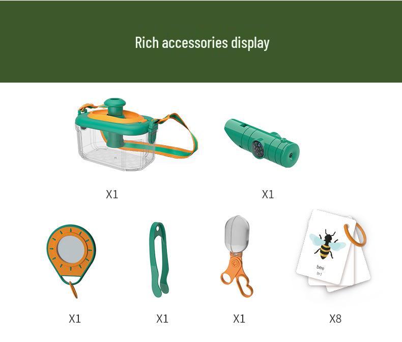 Kids' Nature Exploration Kit: Insect Catcher, Observation Box, Telescope & Wildlife Experiments