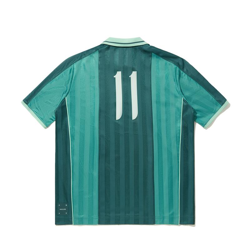 Li Ning X Insulaire Casual Minimalist Sports Polo Color Block Letter Comfortable Short Sleeve T-Shirt Unisex Tops APLV639-2