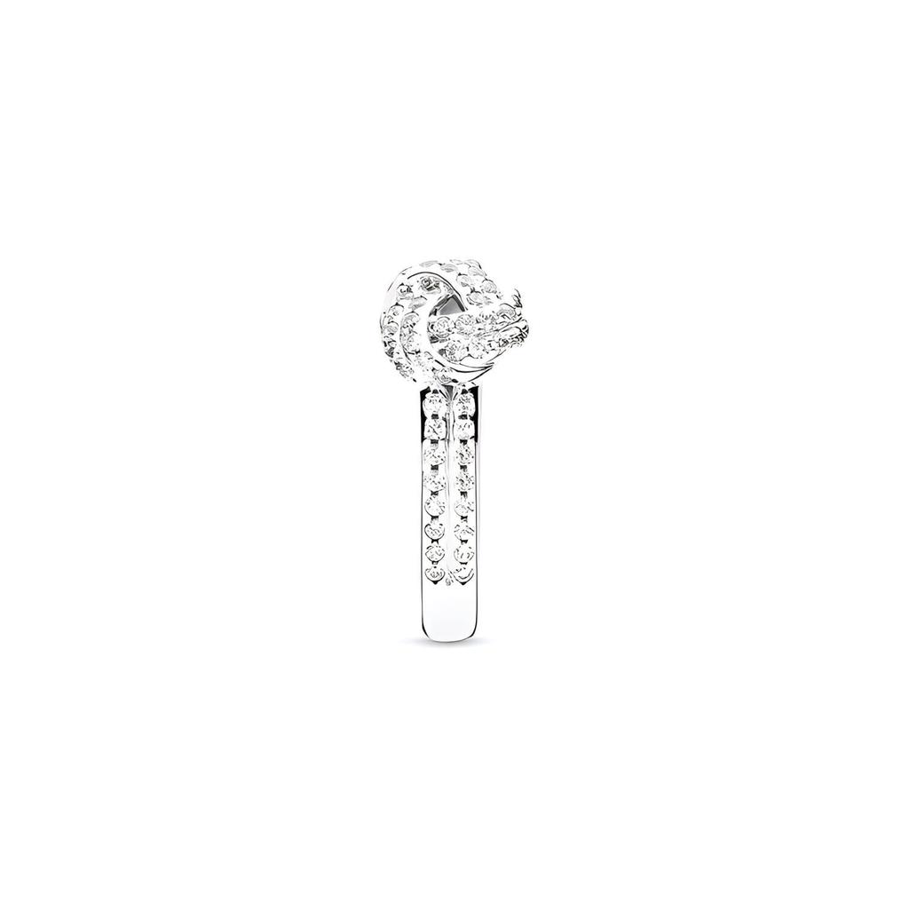 Pandora 925 Sterling Silver Rings Women's Silver 190997CZ