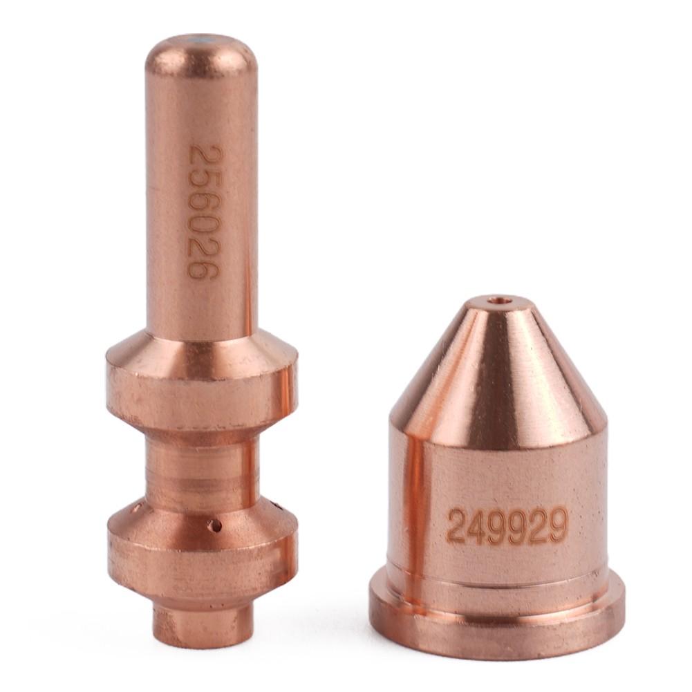 10pcs 249929 Tips 256026 Electrode 60A Plasma Torch for Miller Spectrum For XT60