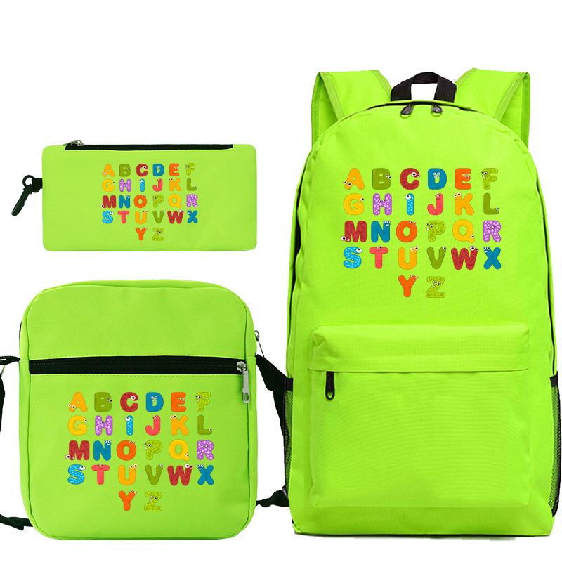 Game Alphabet Lore Alphabet Legend School Bag Backpack Shoulder Bag Pencil Case