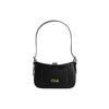 FILA Solid Color Commuter Fashion Synthetic Leather Underarm Bag Shoulder Bag Crossbody Bag Mini Women bags Black F13W237163F-BK