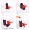 Auto Tissue Box with Safety Hammer Leather Auto Round Paper Tube Armrest Box Storage Case Interior Accessories for the Car