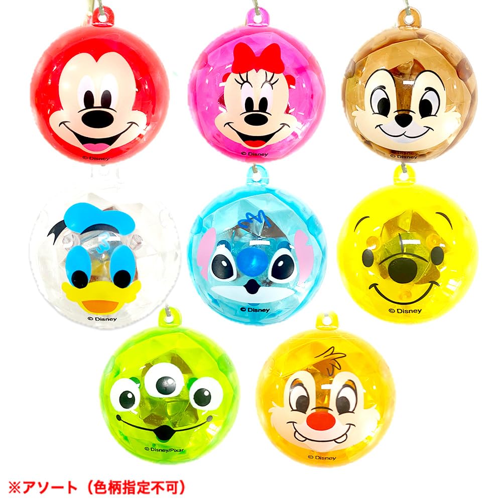 Prize Disney Illuminating Round Flash 24 Festival Festival Raffle Prize Fun Plaza Thank You [Festival Set, Light-Up Toys] Pendants, Necklaces, Toys,