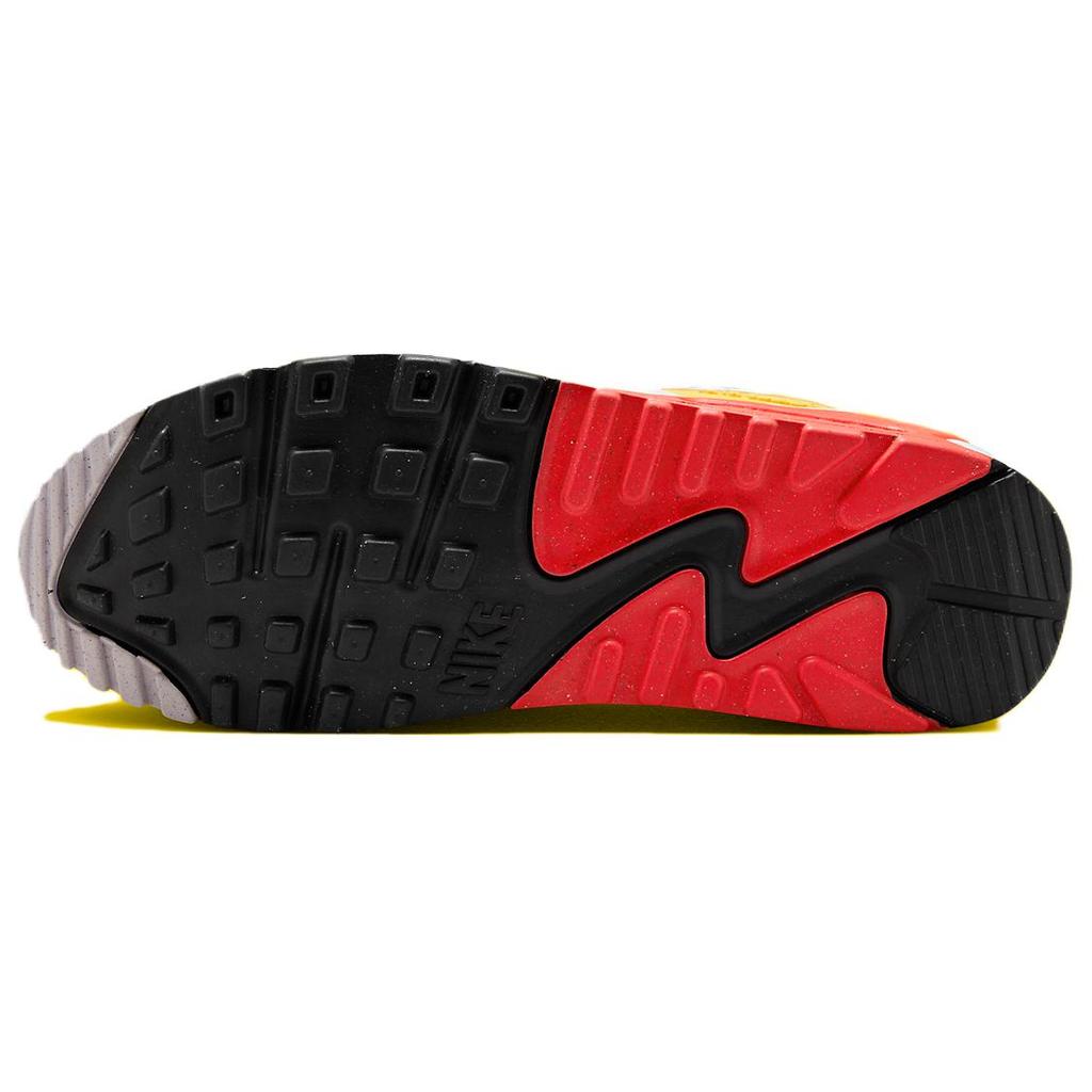 New Nike Air Max 90 White Black Pink Foam Bright Crimson Women's FZ3622-100