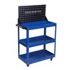 Three-Tier Movable Tool Cart for Workshop Maintenance and Storage