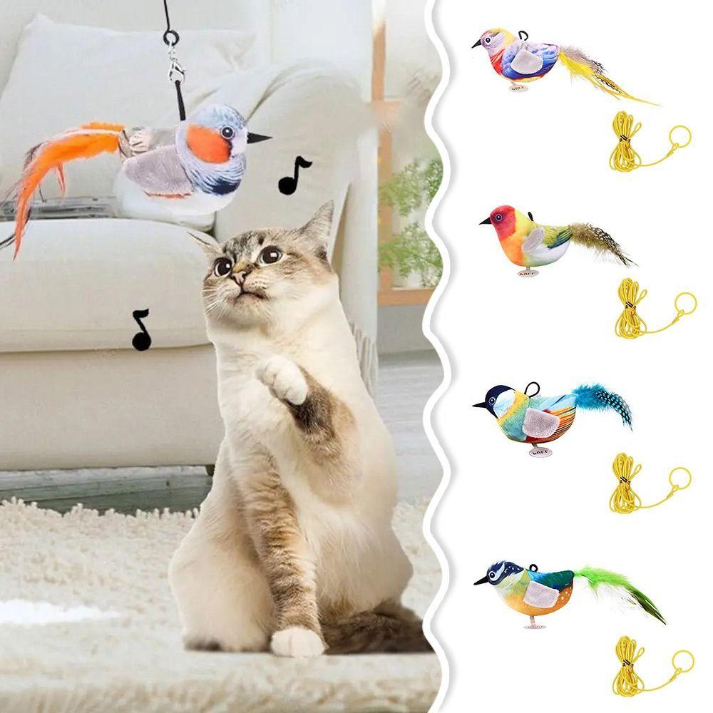 

Sparrow Shaped Bird Pet Cat Toy Bite-resistant Bird Shape Cat Toy Durable Fun Cats Teasing