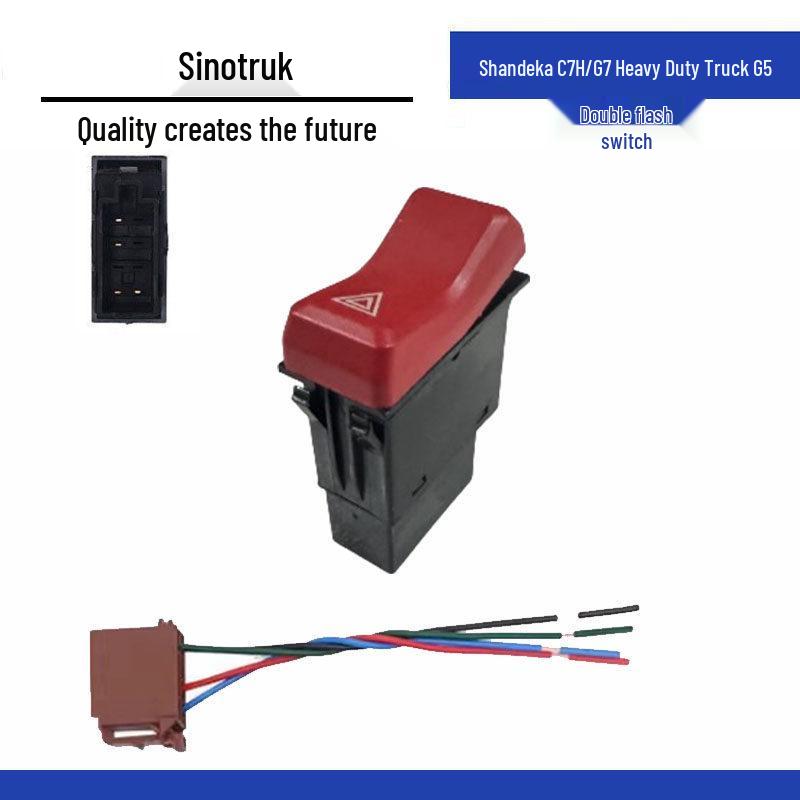 Rocker Switch for Shandeka C7H/G7 Heavy Duty Truck G5 Water Spray Modification Alarm