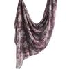 Silk Print Scarf With Ethnic Pattern For Fashionable Women And Cold Weather