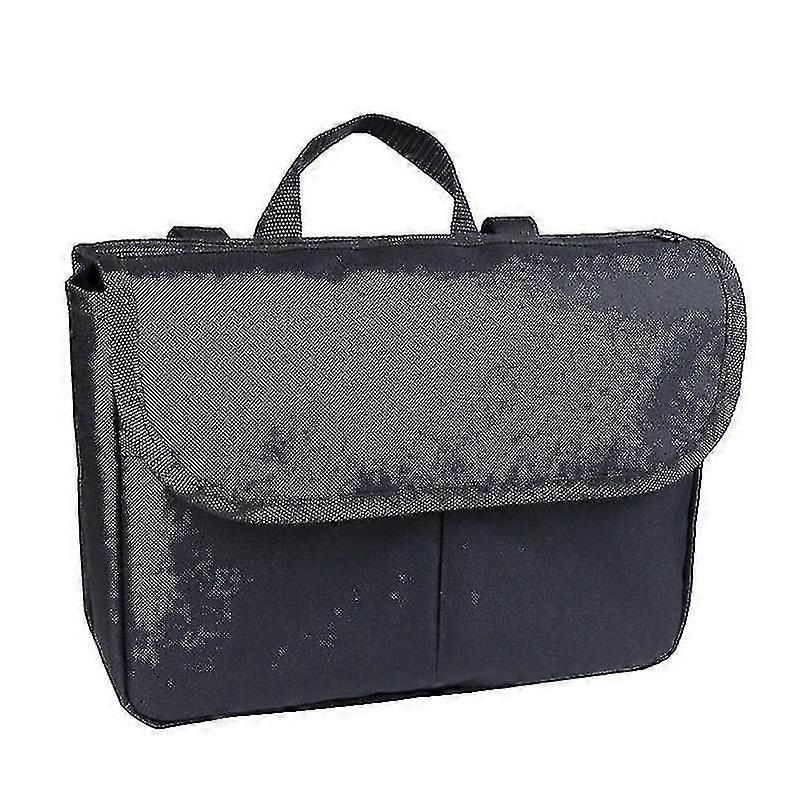 Waterproof Storage Bag Wheelchair Carry Bag Wheelchair Armrest Accessories Side Bag With Pouches Tra-color: Black