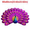 Soft Peacock Carpet Non-slip Bathroom Floor Mat Durable Blanket  for Living Room Tea Table Bedside