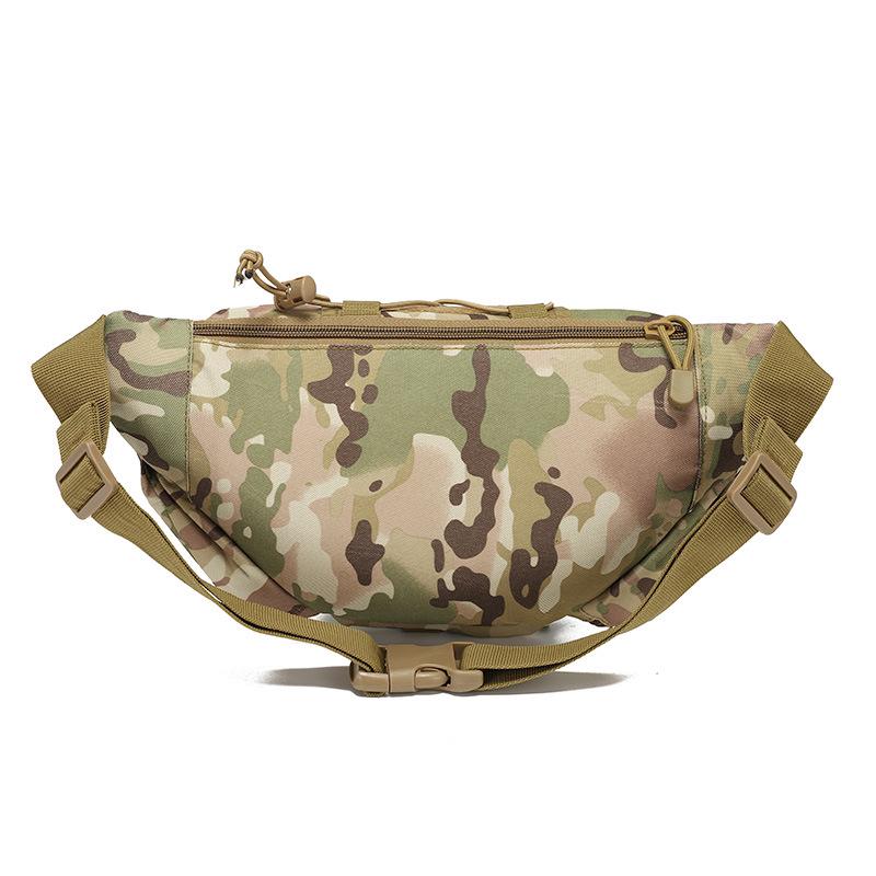 Geantă multifuncțională unisex de camuflaj pentru talie și piept pentru sporturi în aer liber și modă