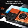 KEYSION Magnetic Phone Case for HONOR X8d Slide Camera Protection Upright Kickstand 360°Ring Shockproof Back Cover for Honor X8d