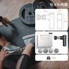 Fascia Release Gun with 8 Levels of Powerful AI Automatic Muscle Electric Fascia Release Handy Muscle Full Body Refreshment Easy To 4 Heads Birthday