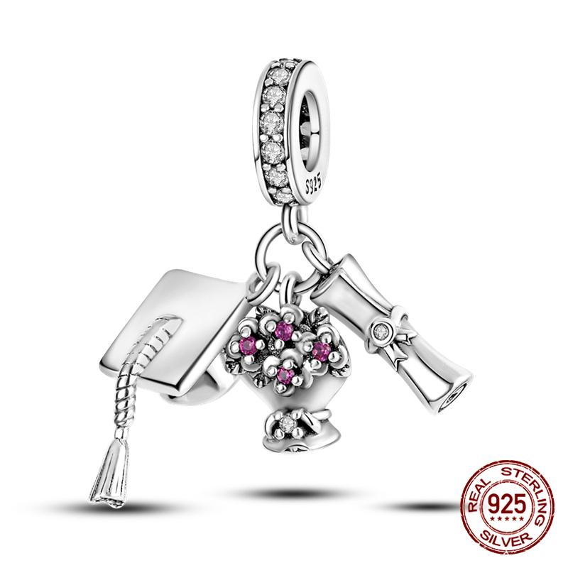 100% Genuine 925 Sterling Silver Ocean Collection Seashell Turtle and Heels Charm Beaded for Original  Bracelet Bracelet