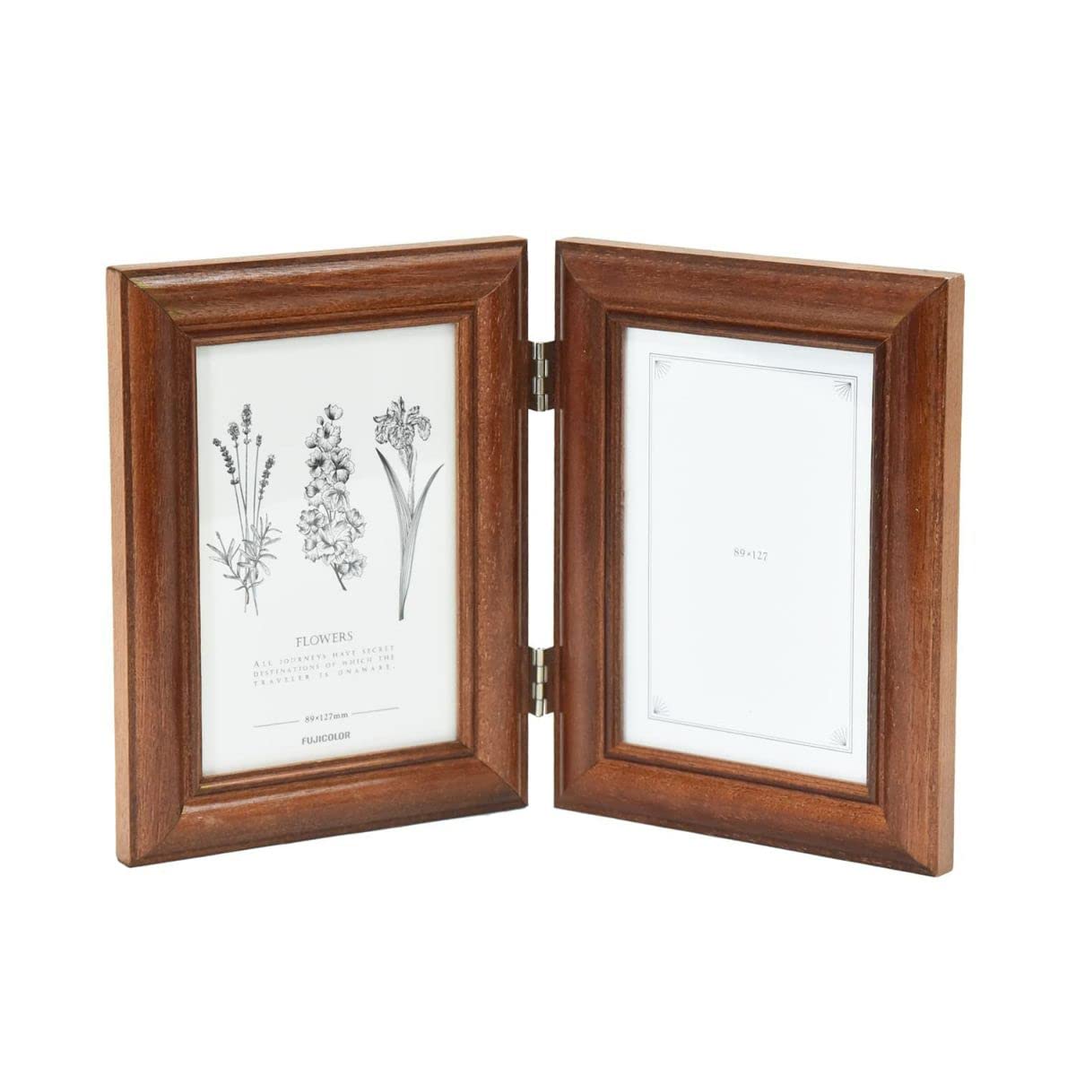 

FUJICOLOR Фото Большой Размер x 2 Коричневая Рамка, Деревянная, 4522TL, Стороны,