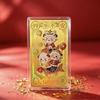 2027 Year Of The Sheep Gold Wealth Good Luck Mobile Phone Stickers Gold Foil Sticker Adhesive For Blessing Lucky Gifts