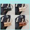 Trendy Pu Crossbody Bag For Women Stylish Retro Summer Small Square Bag