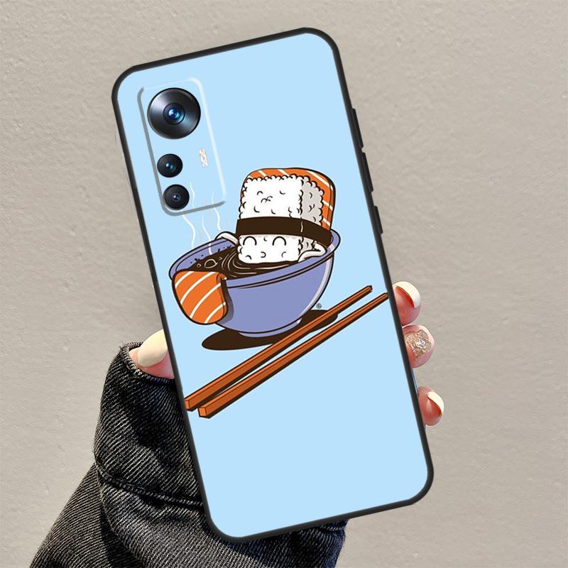 Kawaii Sushi Crowd For Xiaomi 13 12 Lite 11T 12T Pro 12X Phone Case For POCO F5 X3 X5 Pro M6 X4 F4 GT M5s F3