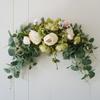 Artificial Wreath Door Threshold Flower DIY Wedding Home Living Room Party Pendant Wall Decor Christmas Garland Gift Rose Peony