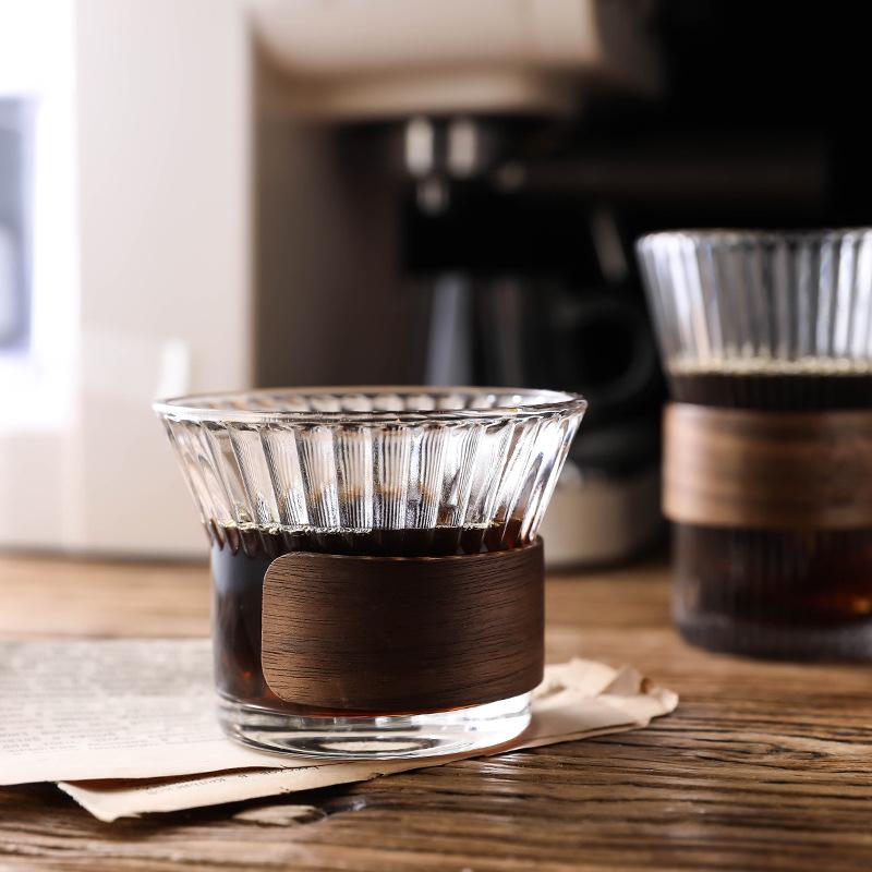 Hanging Ear Coffee Cup Iced Latte Cup High Value High Sense Women'S Exquisite Tea Cup Household Glass Drinking Cup