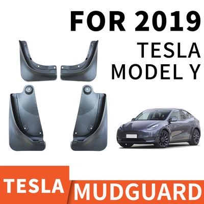 Soft Mud Flaps For Tesla Model Y 2019-2024 Accessories TPE Mudguards Original Design Fender Anti-Snow Anti-Sand Guard Protector