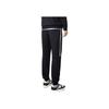 Anta Solid Color Elastic Waistband With Logo Print Joggers Men Bottoms Black 152237339-1