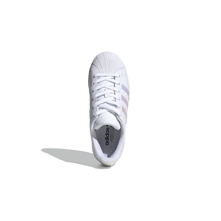 Adidas Originals Superstar Low Top Kids Skate Shoes White Laser Kids Skate Shoes FW0813