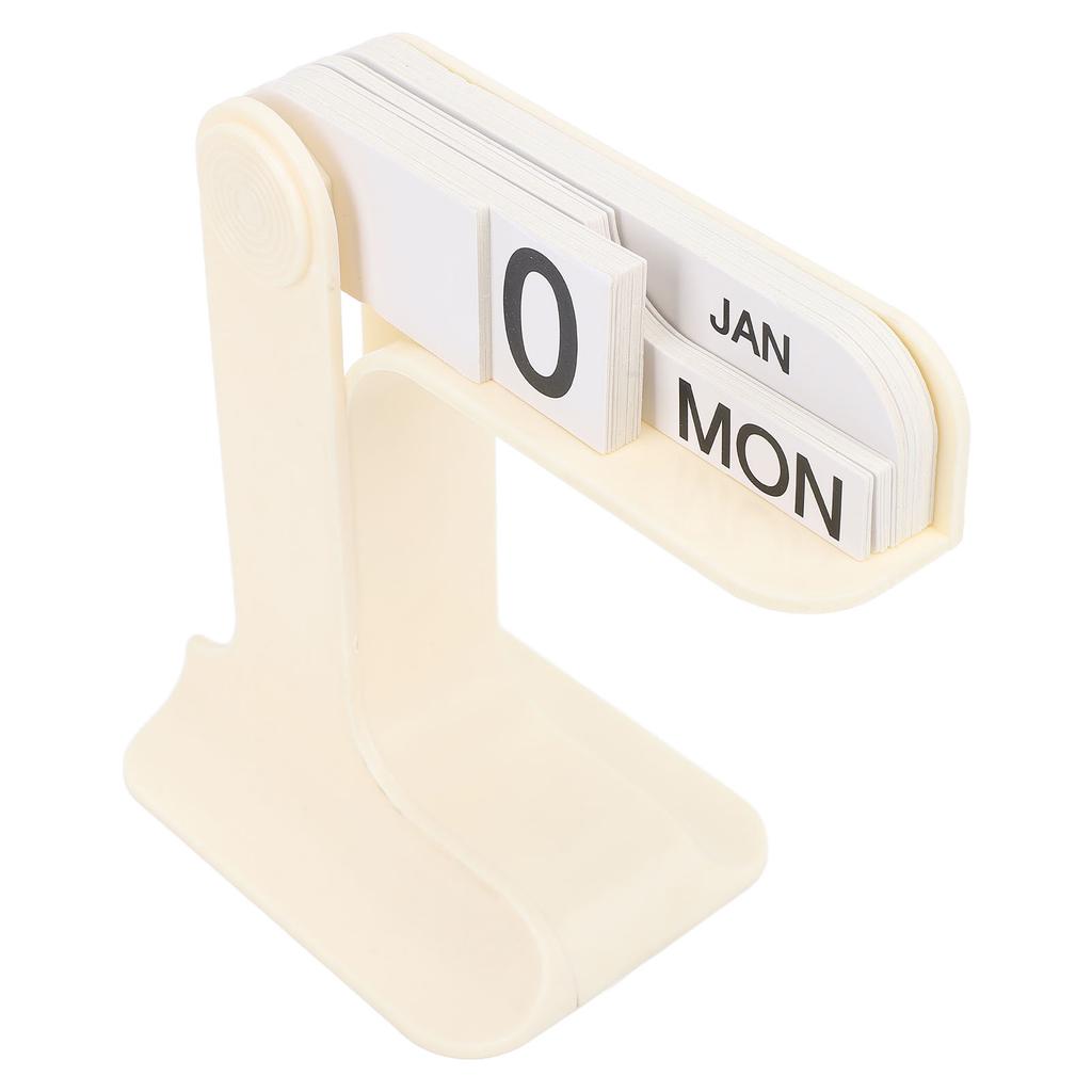 Flipping Simple Calendar Desktop Decoration Stress Relief Ornament Month Date and Day Boards Flip