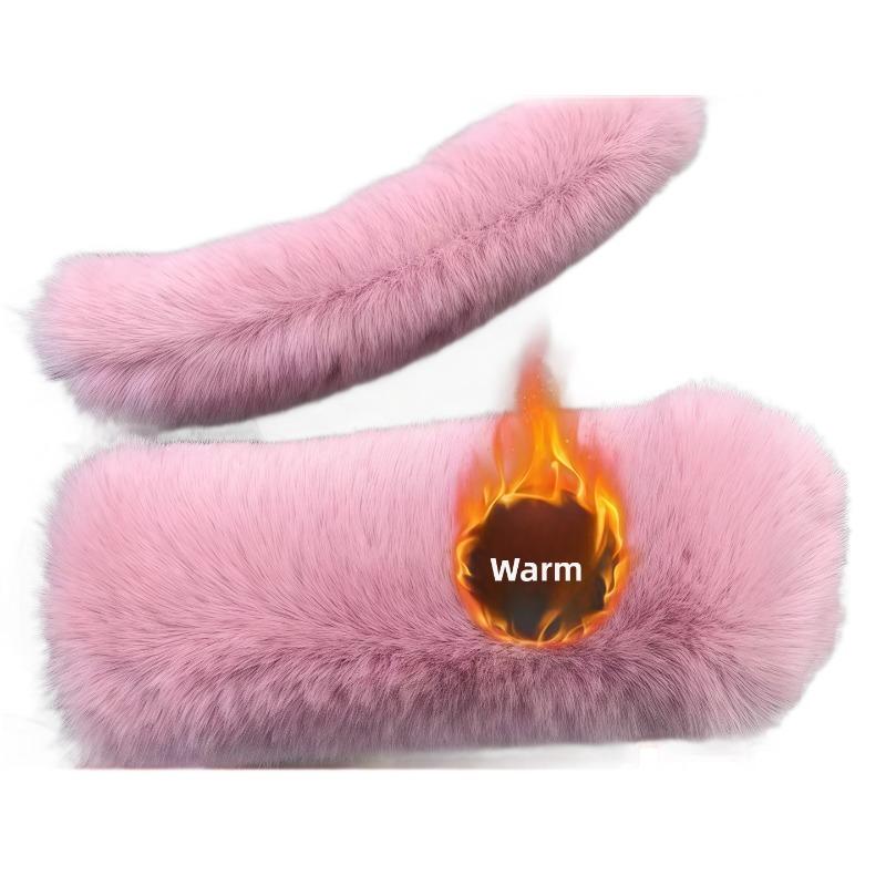 Electric Battery Bicycle Handlebar Cover, Tricycle Plush Warm Bicycle Handlebar Cover, Winter Motorcycle Hand Guard, Winter Style