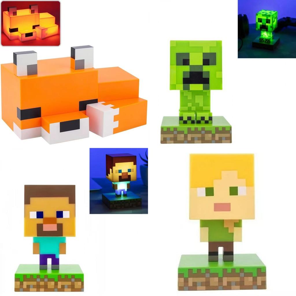 Minecraft 3d Character Night Light With Led Glow For Kids Bedroom Decor