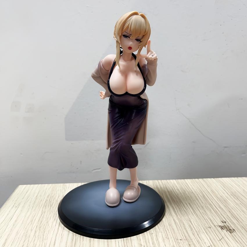 19CM Erin Illustrated by Gwan-E Maid Dressed ver girl figure PVC Game Statue Anime Model Action Adult Doll toys gifts