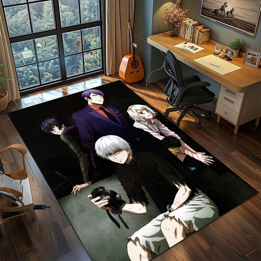 Tokyo Ghoul Non Slip Washable Floor Mat Printed Rug Carpet Large Area Rugs for Home Decoration -xia98